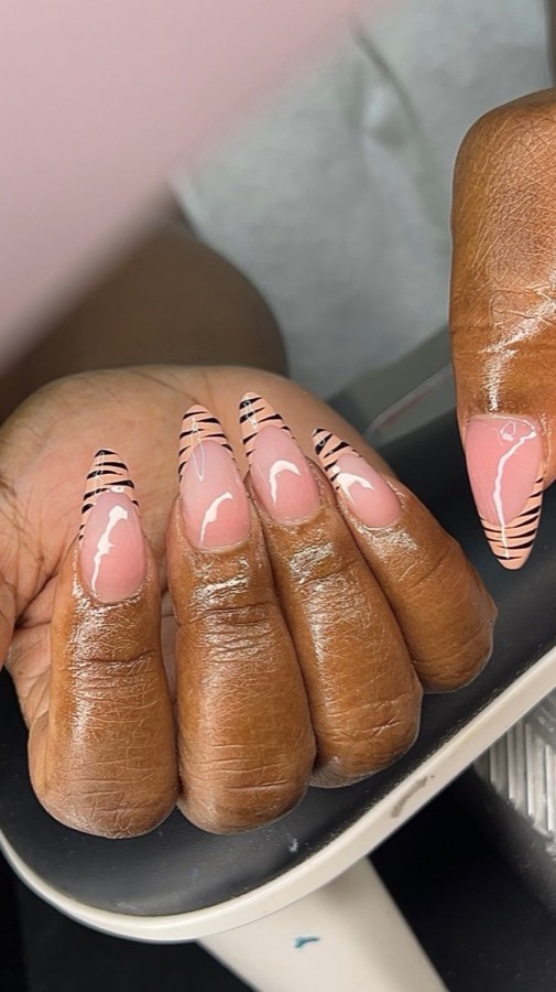 Nails and waxing, work by Madison Taylor