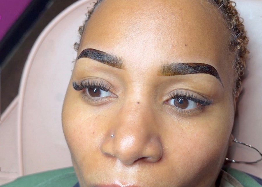 Lashes and brows by Shameka Latrell
